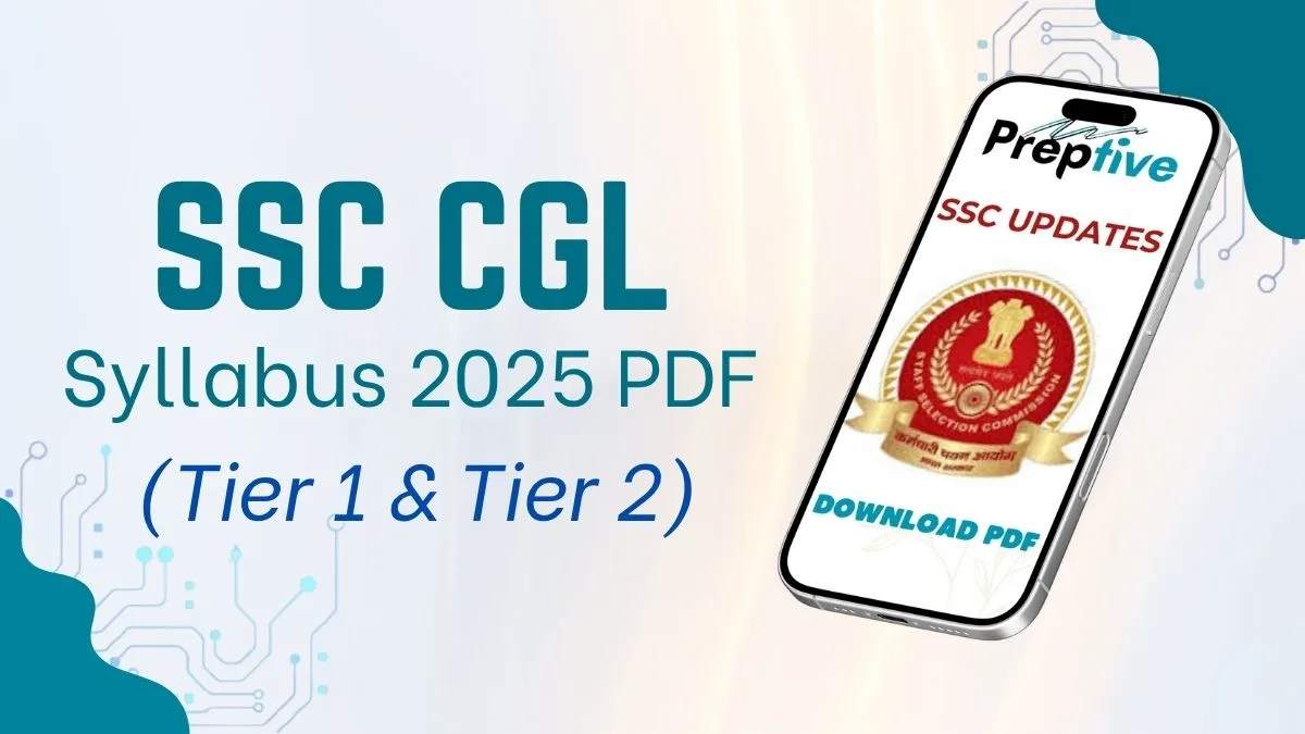 SSC CGL Syllabus 2025 PDF Download – Tier 1 & 2 Detailed Breakdown